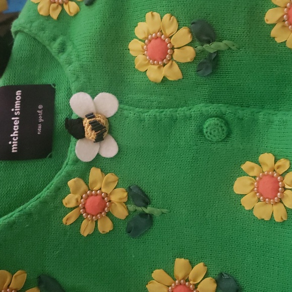 Michael Simon RARE Cow Farm Sweater - Picture 7 of 7